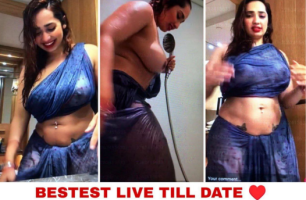 Aditi mistry nude blue saree nipple live